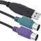USB to PS2 (1 x USB-A male to 2 x 6-pin MiniDIN female)