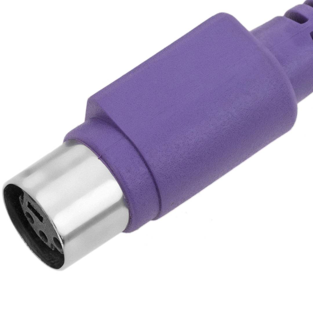 USB to PS2 (1 x USB-A male to 2 x 6-pin MiniDIN female)