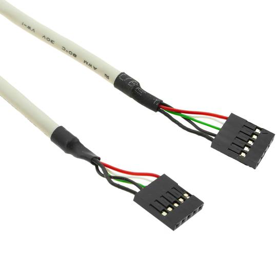 USB-moederbordadapter 2x5 pin naar 2xAH beugel