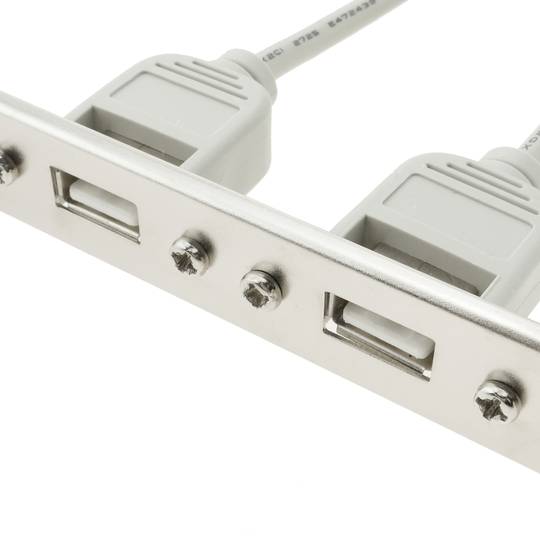 USB-moederbordadapter 2x5 pin naar 2xAH beugel