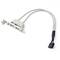 Motherboard USB adapter to 2xAH 2x5 pin low-profile bracket