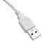 Hub USB 2.0 à 3 ports pour ordinateur de bureau blanc