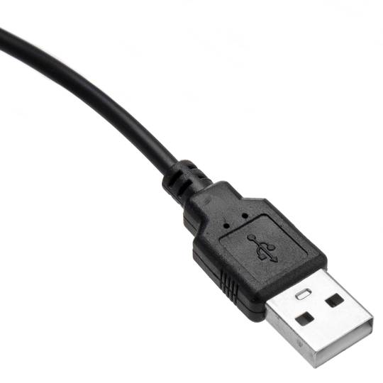 Hub USB 2.0 à 3 ports pour ordinateur de bureau noir