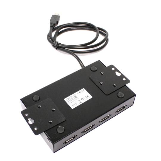 4-port USB hub isolated protected Titan HUB-400-ISO