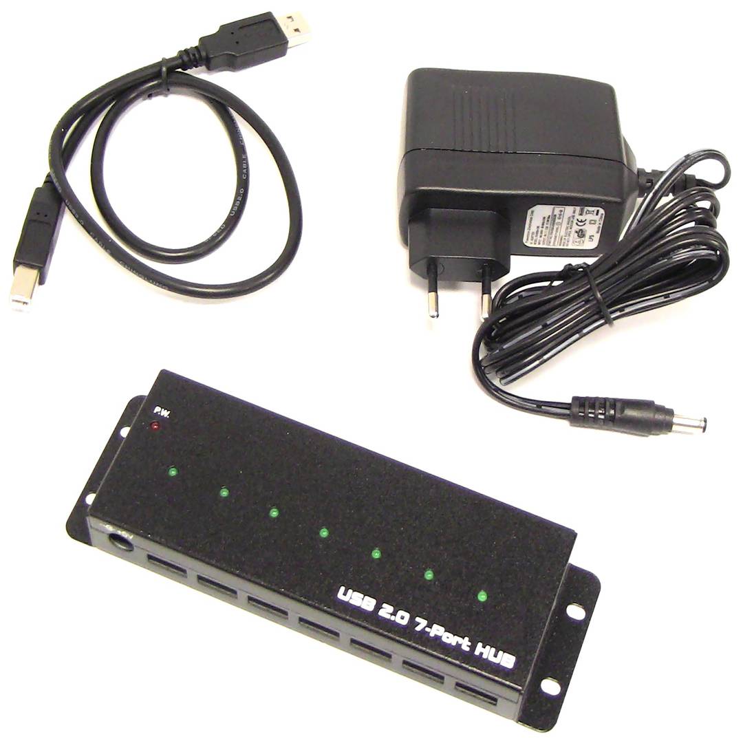 Industrial USB 2.0 Hub (7 AH)