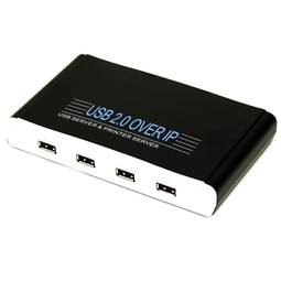 USB Server 4-Port IP RJ45 Plus (Moschip)