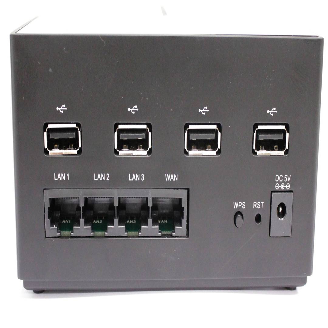 WIFI Router e 4 portas USB servidor IEEE 802.11 b/g/n