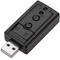 Audio 7.1 Wirtualny adapter USB 2.0 na 2 MiniJack 3,5 mm