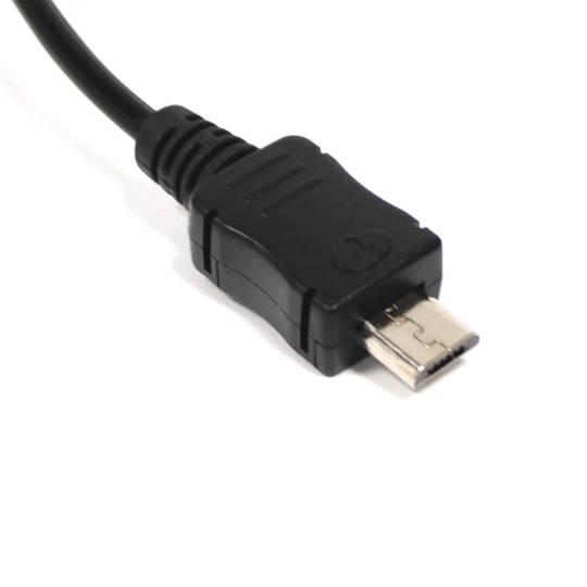 Câble USB 2.0 (AM/MicroUSB-M Type B) 1m bouclés