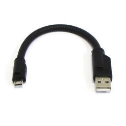 Rigido Cavo flessibile MicroUSB Android o 20 centimetri