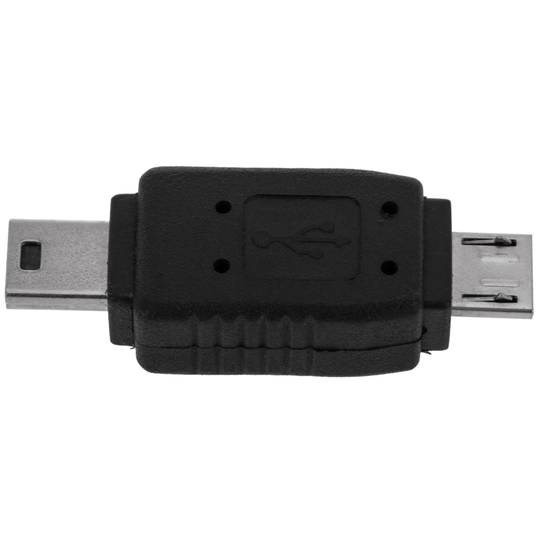 Adapter USB (MiniUSB5pin-M Typ B / MicroUSB-M Typ B)