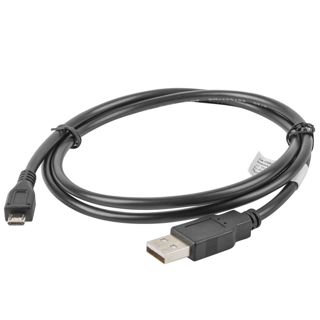 Kabel Lanberg Micro-USB B na USB A 1 metr czarny CA-USBM-10CC-0010-BK