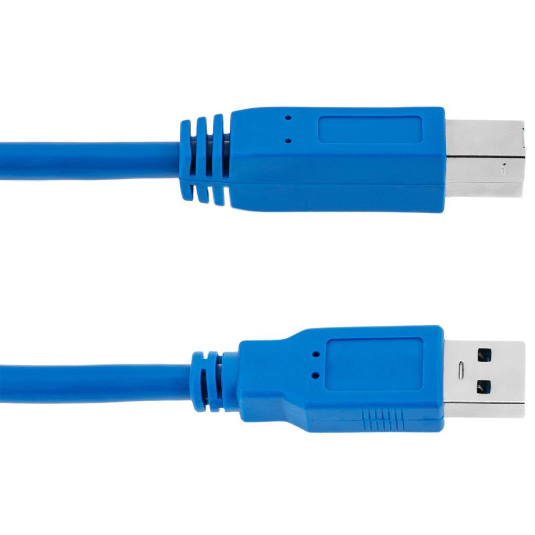 Cable SuperSpeed USB 3.0 AM A BM De 50cm - Cablematic