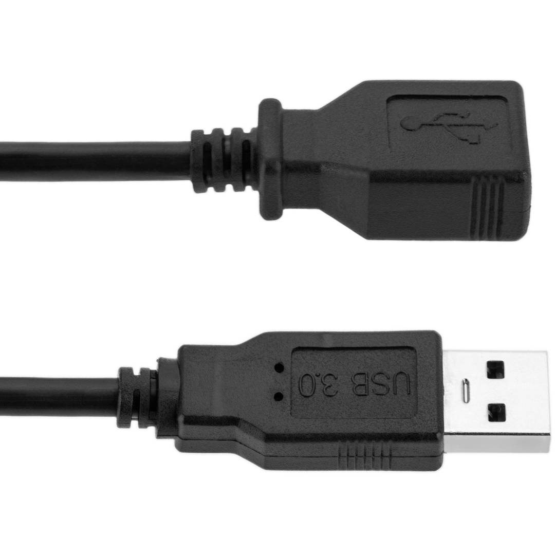 Cable alargador USB 3.0 para empotrar de 1 m tipo A Macho a Hembra