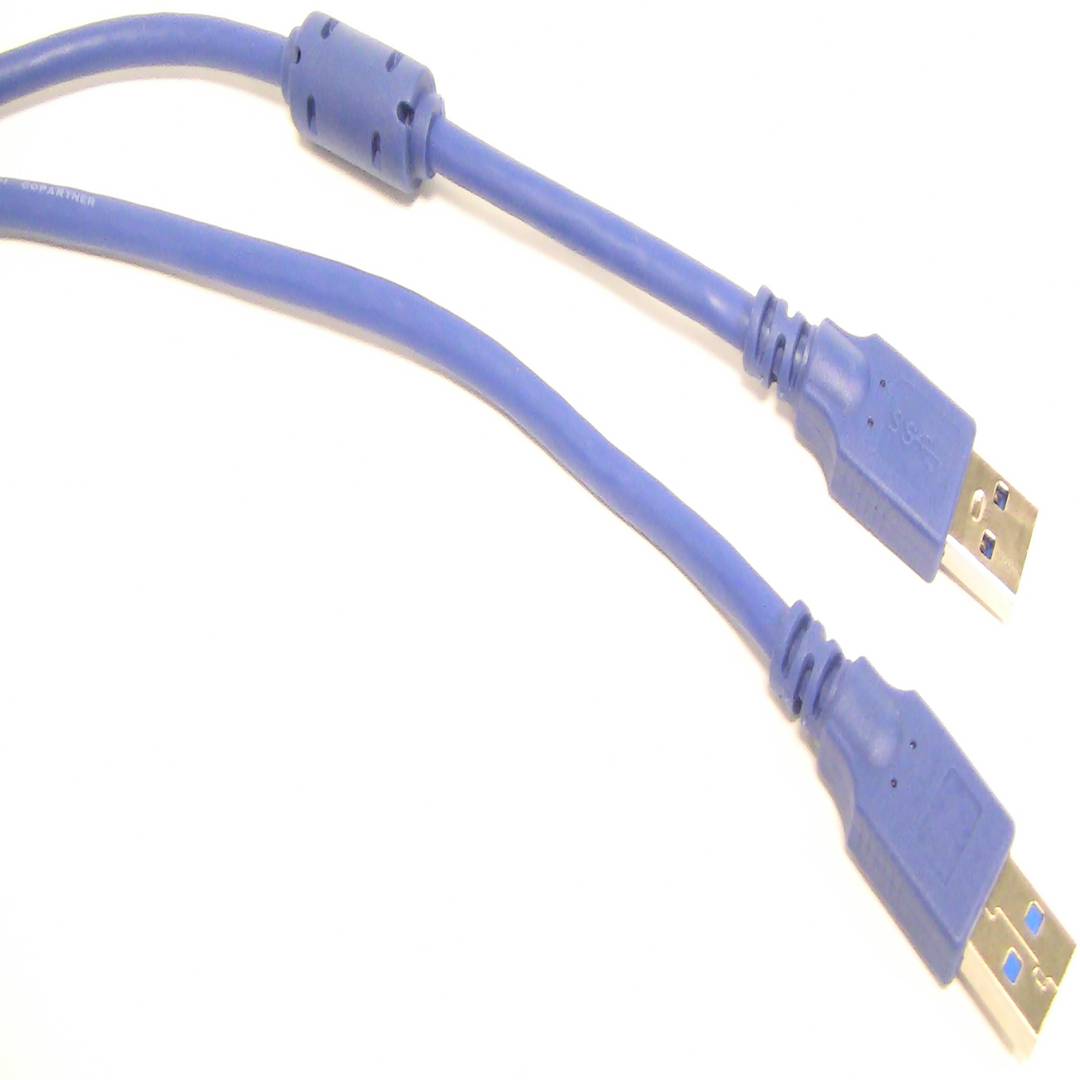 Kabel SuperSpeed USB 3.0 AM do AM 5 V 1 m