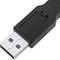 SuperSpeed USB 3.0 dubbele voedingskabel (2 AM / MicroUSB-M) 130 cm