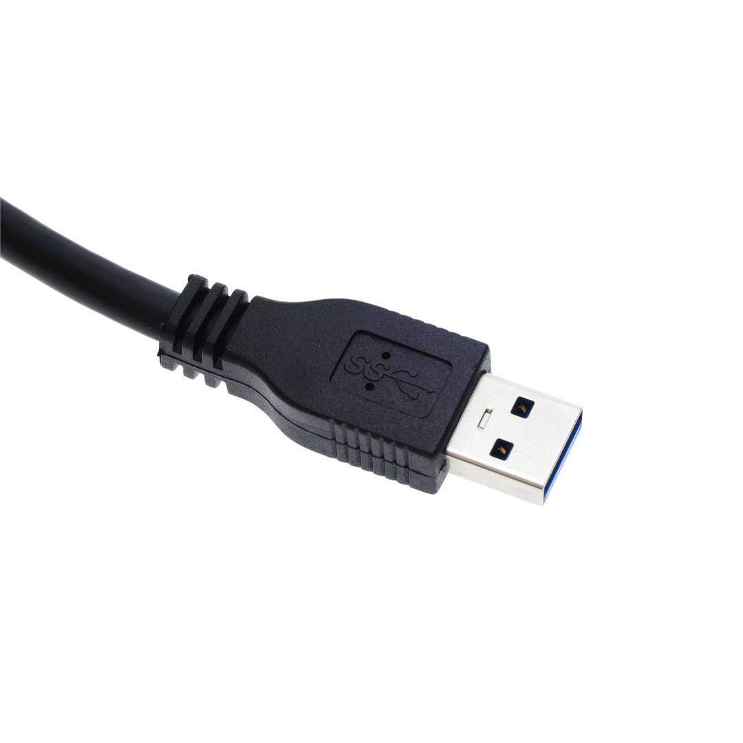 SuperSpeed USB 3.0 Cable Double Power (2AM/MicroUSB-M) 60cm - Cablematic
