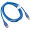 Cavo Lanberg da USB A a USB A 1,8 m blu CA-US3E-10CC-0018-B