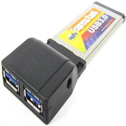 Tarjeta ExpressCard a SuperSpeed USB 3.0 de 2 puertos externos