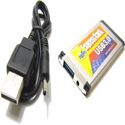Tarjeta ExpressCard a SuperSpeed USB 3.0 de 1 puerto + power