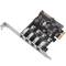4-portowa karta PCI-Express na SuperSpeed USB 3.0