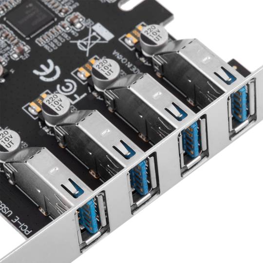 4-portowa karta PCI-Express na SuperSpeed USB 3.0