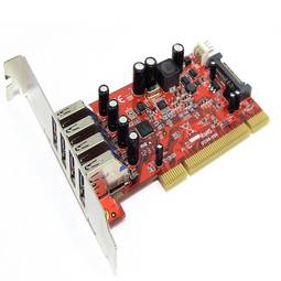 Tarjeta PCI a SuperSpeed USB 3.0 de 4 puertos externos LP