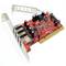 PCI SuperSpeed USB 3.0 esterno 4 porte LP