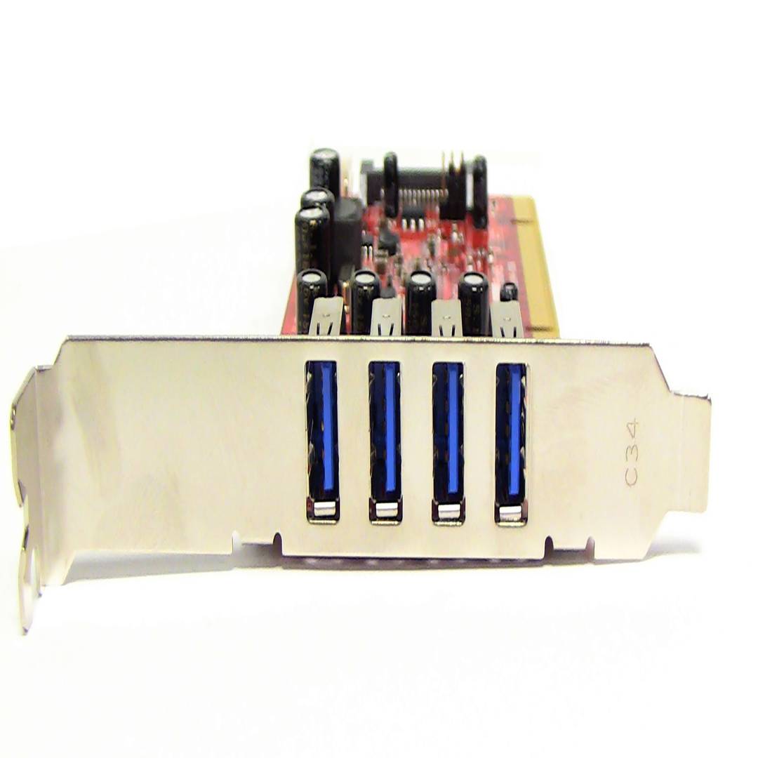 PCI SuperSpeed USB 3.0 esterno 4 porte LP