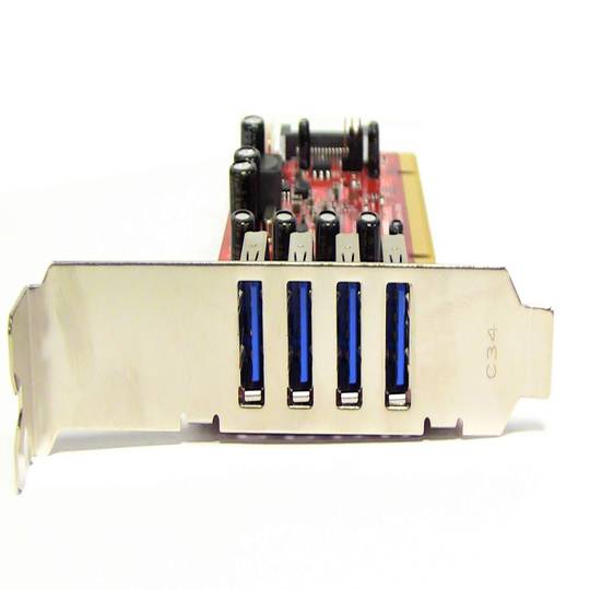 PCI SuperSpeed USB 3.0 esterno 4 porte LP
