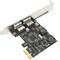 PCIe-Karte zu SuperSpeed USB 3.0 mit 2 externen Anschlüssen