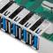 Karta PCI-Express na SuperSpeed USB 3.0 z 5 zewnętrznymi portami o niskim profilu