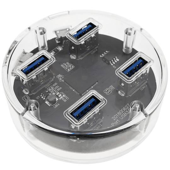USB 3.0 SuperSpeed hub 5 Gbps 4-poorts hub met kabel