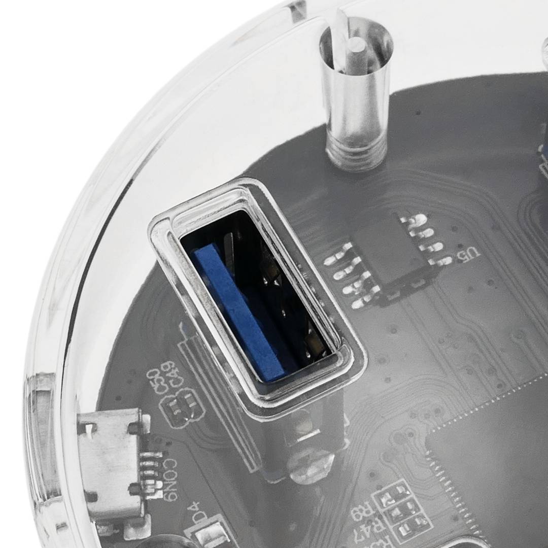 USB 3.0 SuperSpeed hub 5 Gbps 4-poorts hub met kabel
