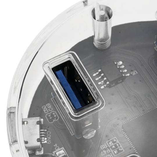 USB 3.0 SuperSpeed hub 5 Gbps 4-poorts hub met kabel