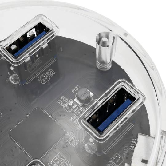 USB 3.0 SuperSpeed hub 5 Gbps 4-poorts hub met kabel