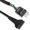 Adaptateur de carte USB 3.0 HS20 20 broches femelle à connecteur USB 2.0 5 broches mâle