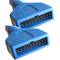 Cable USB 3.0 de BH20 mascle a BH20 mascle de 50cm