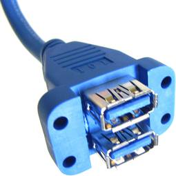 Cabo USB 3.0 2 x USB A fêmea para fêmea HS20 50 centímetros A
