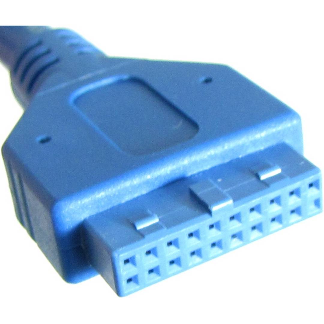 Kabel USB 3.0 2 x żeńskie złącze USB A do żeńskiego HS20 50 cm A.