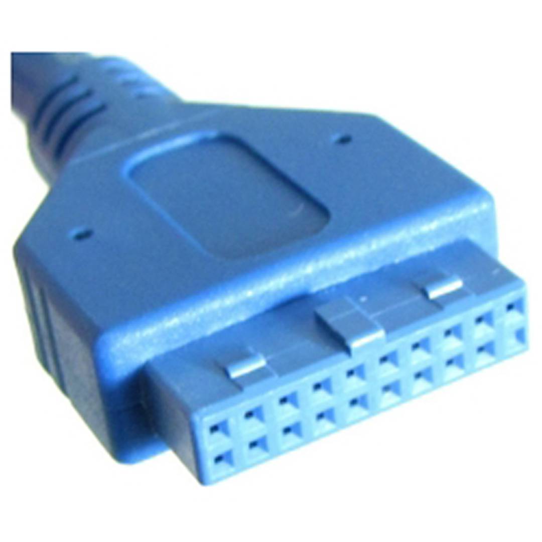 Kabel USB 3.0 2 x żeńskie złącze USB A do żeńskiego HS20 50 cm A.