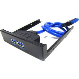 Bahia USB 3.0 de 2 x USB A femella a HS20 femella