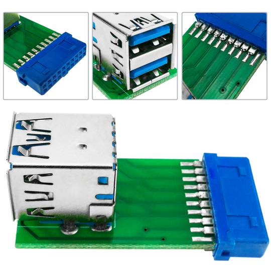 Adattatore USB 3.0 madre socket HS20