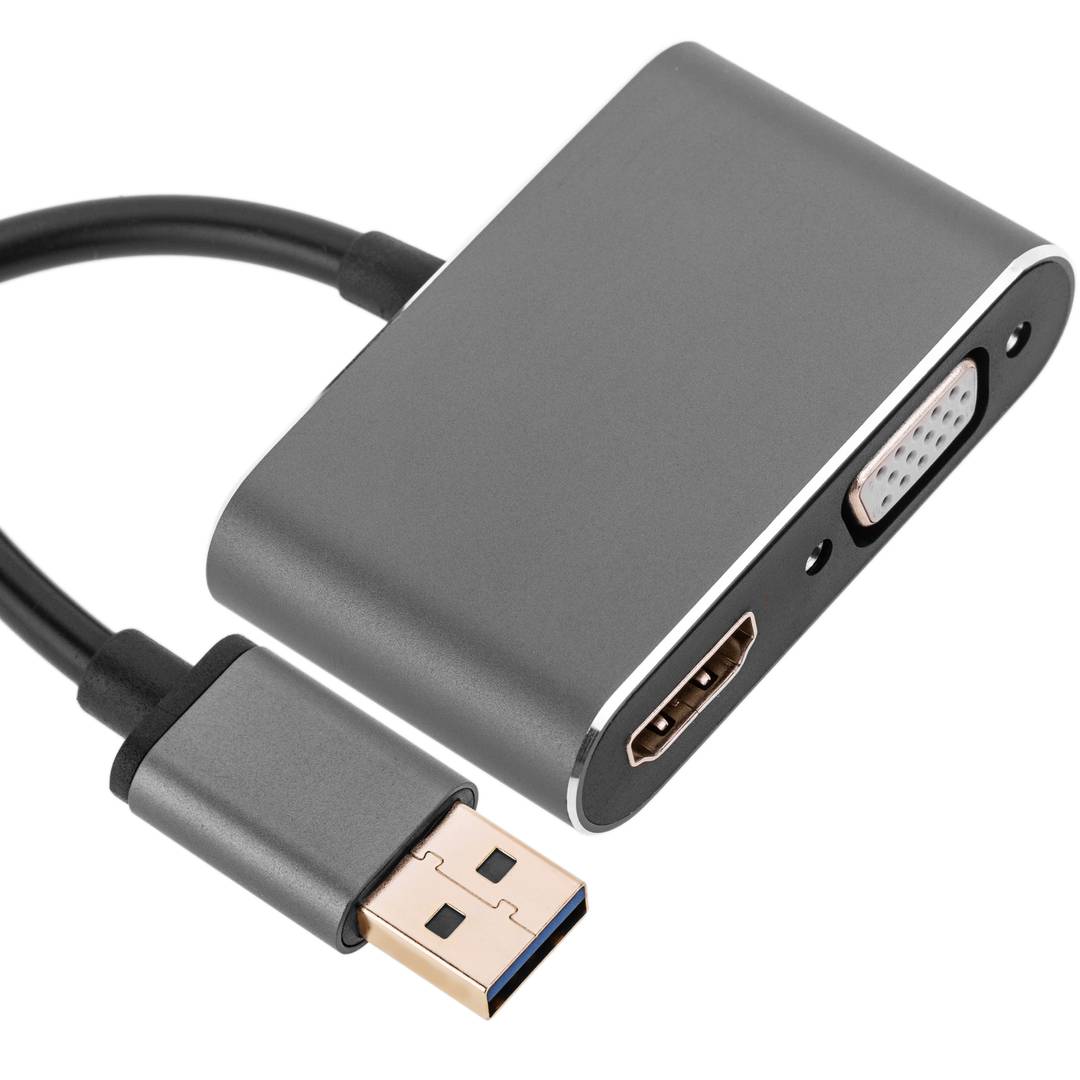 Capturador Video USB 3.0 a HDMI DVI VGA - Conversores de Señal de