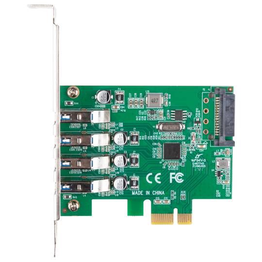 Scheda Lanberg PCI express con 4 porte USB-A 3.1 esterne