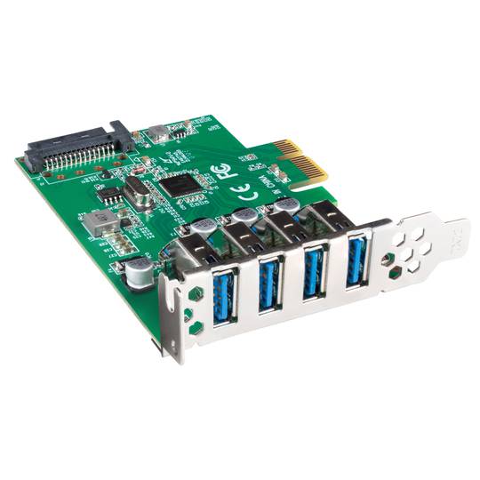 Scheda Lanberg PCI express con 4 porte USB-A 3.1 esterne