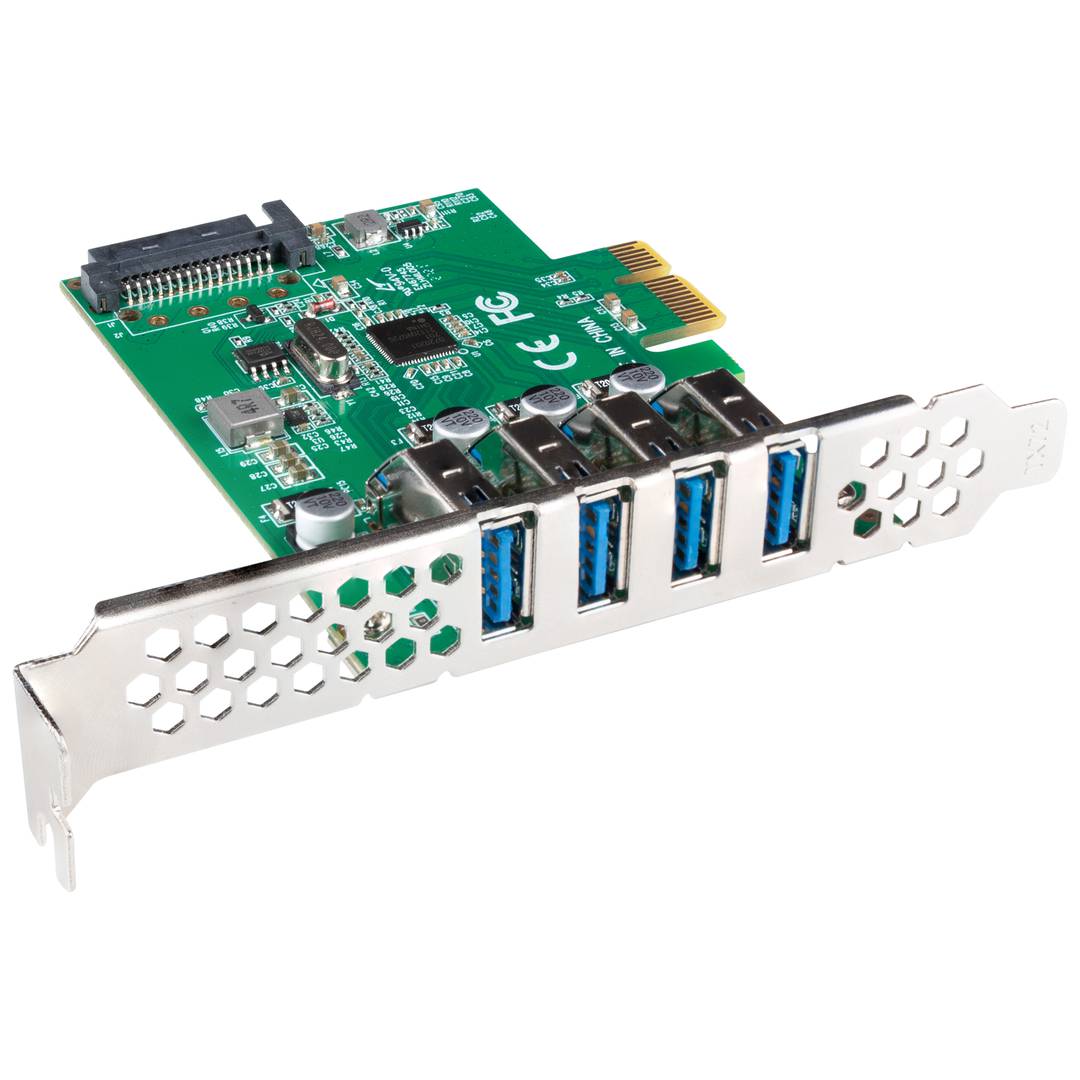 Scheda Lanberg PCI express con 4 porte USB-A 3.1 esterne