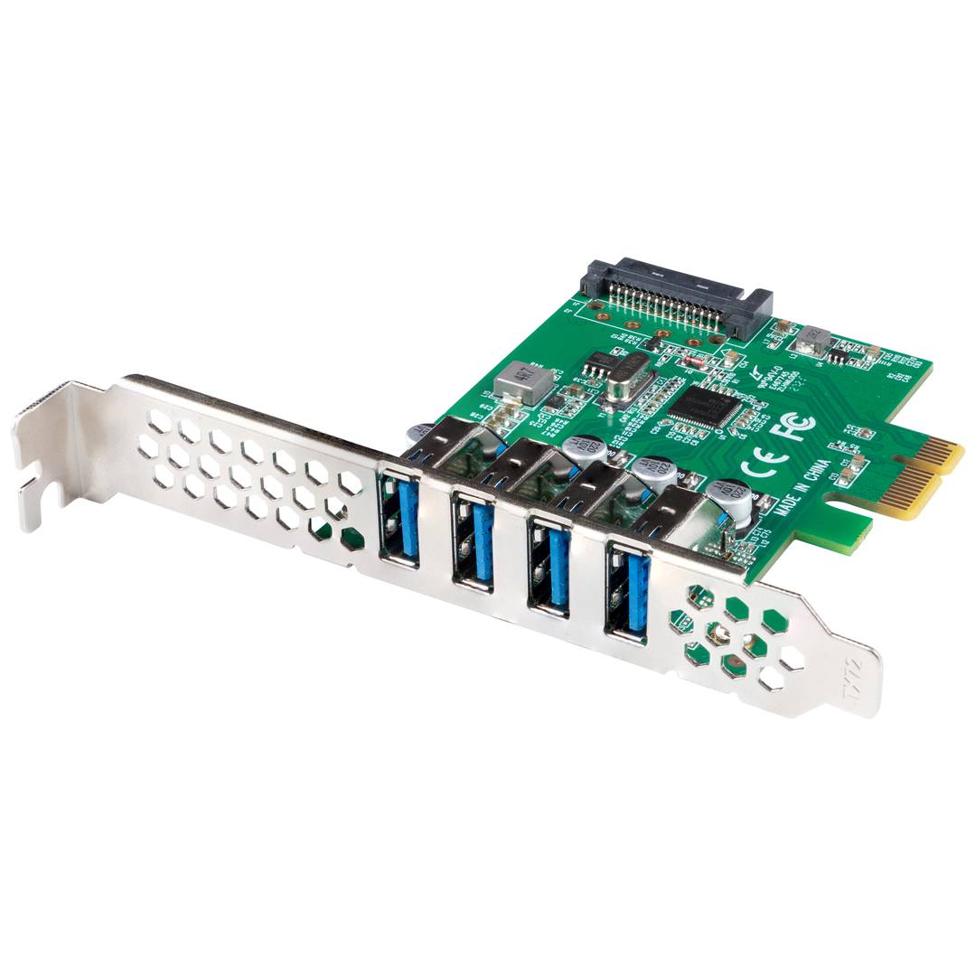 Scheda Lanberg PCI express con 4 porte USB-A 3.1 esterne