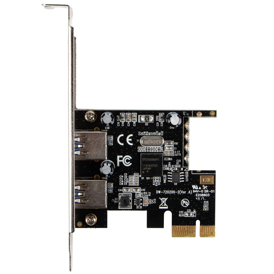 Karta Lanberg PCI express z 2 zewnętrznymi portami USB-A 3.1