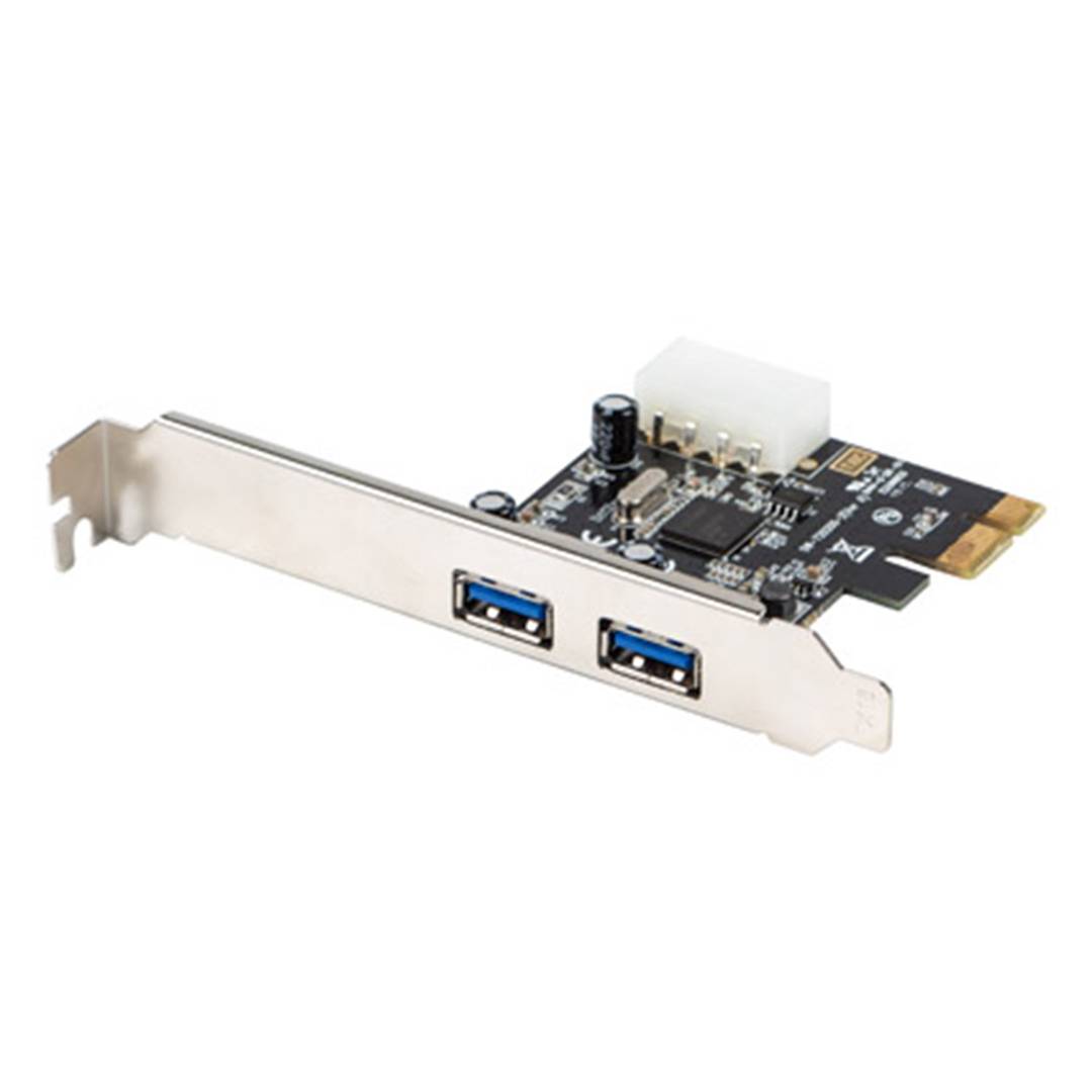 Karta Lanberg PCI express z 2 zewnętrznymi portami USB-A 3.1